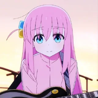 🎸 emoji 🎸Gotou hitori by (@miyukotto) Telegram sticker 22 of 88