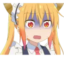 Sticker from Kobayashi-san@Nekostickerss