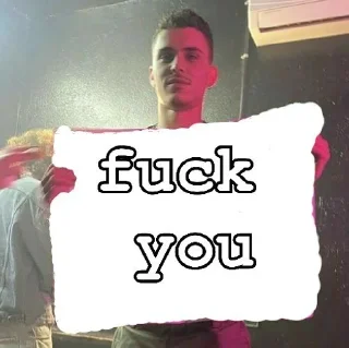 🖕 emoji Арон Пипер икона Telegram sticker 2 of 22