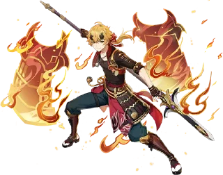 🔥 emoji Genshin Impact Gacha Splash Telegram sticker 17 of 49