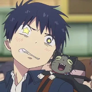 🔥 emoji Rin Okumura (@TodorokiShouto) Telegram sticker 18 of 64