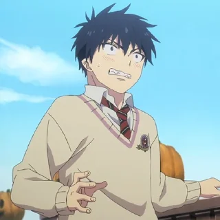 🔥 emoji Rin Okumura (@TodorokiShouto) Telegram sticker 14 of 64