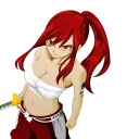 😐 emoji Erza Scarlet-Sama Telegram sticker 10 of 28