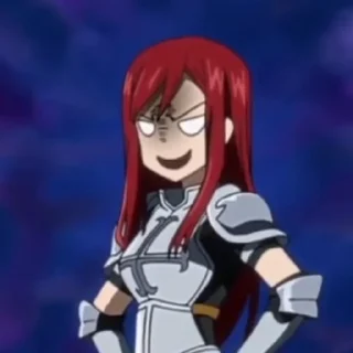 👹 emoji Erza Scarlet 🎥 @RealmOfTheFuture Telegram sticker 21 of 64