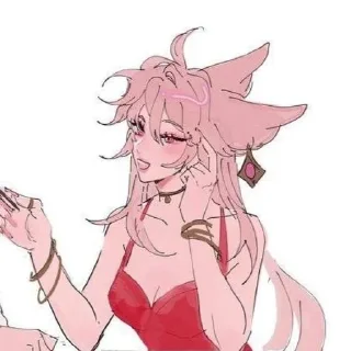 🌟 emoji Яэ Мико Telegram sticker 24 of 71