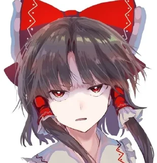 🌟 emoji 🍵 ও Reimu Hakurei ۵ → @KesitoMania Telegram sticker 5 of 120