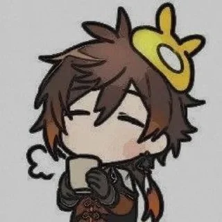 🍵 emoji zhongli☀️ Telegram sticker 13 of 42