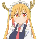 😳 emoji Kobayashi-san@Nekostickerss Telegram sticker 21 of 119
