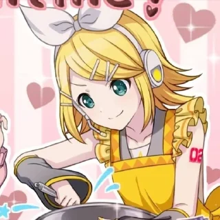 🌟 emoji Kagamine Rin⚡️ @selenasekaii Telegram sticker 24 of 91