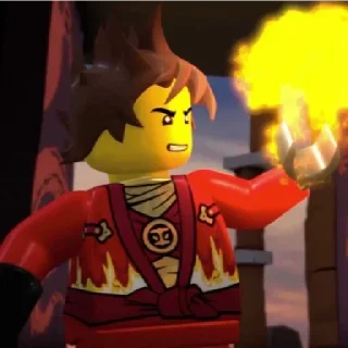 🔥 emoji Ninjago: Kai | @Il_Ninja_Verde Telegram sticker 14 of 40