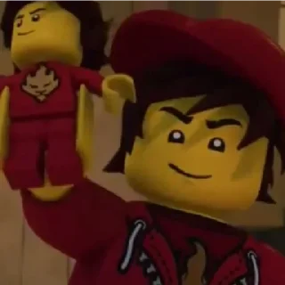 😏 emoji Ninjago: Kai | @Il_Ninja_Verde Telegram sticker 20 of 40