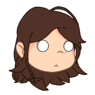 🤨 emoji Friend Eva Telegram sticker 19 of 27