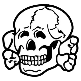 ☠️ emoji Großgermanisches Reich Telegram sticker 5 of 15