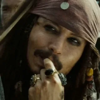 ⚓ emoji Jack Sparrow , @Fatimaylin Telegram sticker 24 of 67