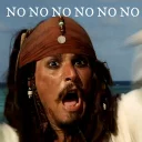 😒 emoji Captain Jack Sparrow Telegram sticker 24 of 36
