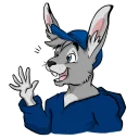 🙂 emoji Bunny Telegram sticker 5 of 59
