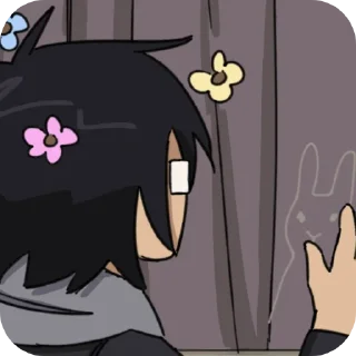 🐰 emoji Shiro sfa | @pwyo0 Telegram sticker 11 of 70