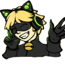 😁 emoji Miraculous ladybug & cat noir Telegram sticker 5 of 56