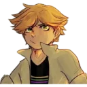 Sticker from Miraculous ladybug & cat noir