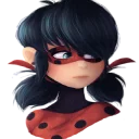 😢 emoji Miraculous ladybug & cat noir Telegram sticker 8 of 56
