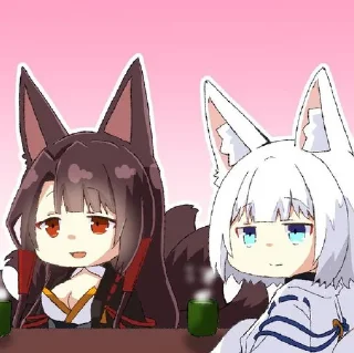 ❤️‍🔥 emoji ⌜ Akagi ❤️‍🔥 ⌟  ᨒ @KurumiFan ⛩️ Telegram sticker 21 of 120