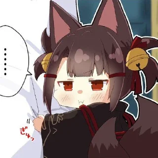 ❤️‍🔥 emoji ⌜ Akagi ❤️‍🔥 ⌟  ᨒ @KurumiFan ⛩️ Telegram sticker 18 of 120