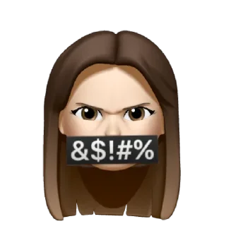 🤬 emoji anna🍍 Telegram sticker 15 of 30