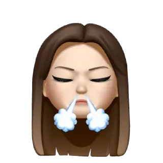 😤 emoji anna🍍 Telegram sticker 11 of 30