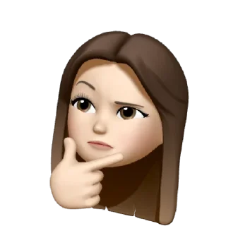 🤔 emoji anna🍍 Telegram sticker 21 of 30