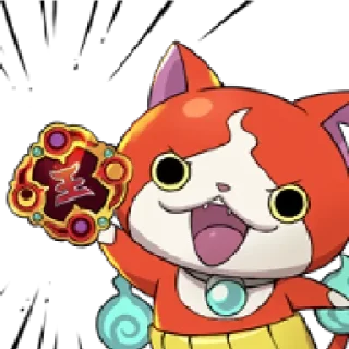 👑 emoji Yo-Kai Watch: Jibanyan  by @Il_Ninja_Verde Telegram sticker 10 of 22