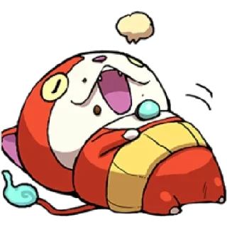 😌 emoji Yo-Kai Watch: Jibanyan  by @Il_Ninja_Verde Telegram sticker 5 of 22