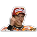 💪 emoji Marc Márquez - S4T.tv Telegram sticker 1 of 10
