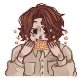 🌽 emoji Tomoko by Karanhara Telegram sticker 18 of 25