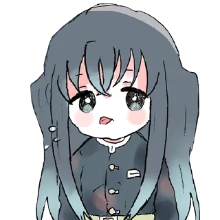 ❄️ emoji Muichiro Tokito 🌀 [@TodorokiShouto] Telegram sticker 14 of 105