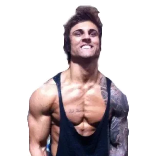 🥳 emoji Zyzz reborn Telegram sticker 23 of 24