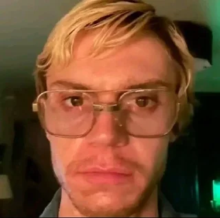 😐 emoji Jeffrey Dahmer ♥️ Telegram sticker 5 of 8
