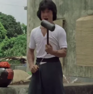 🌟 emoji Jackie Chan •  @Hezarpen Telegram sticker 12 of 55