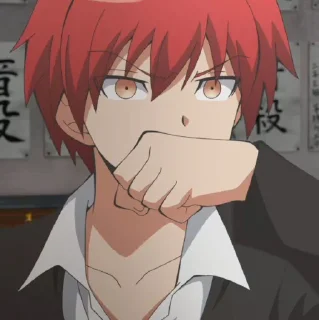🖱 emoji 🖱Karma akabane by (@miyukotto) Telegram sticker 21 of 50