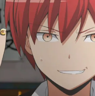 🖱 emoji 🖱Karma akabane by (@miyukotto) Telegram sticker 23 of 50