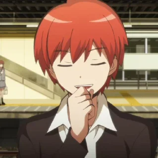 🖱 emoji 🖱Karma akabane by (@miyukotto) Telegram sticker 18 of 50