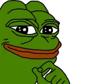 😏 emoji Pepe the Frog Telegram sticker 9 of 30