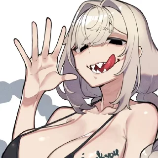 🌟 emoji ♫⃝⬤◯ Kizuna Akari // @KesitoMania Telegram sticker 14 of 120