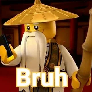 😂 emoji Ninjago "bruh" @Il_Ninja_Verde Telegram sticker 7 of 7