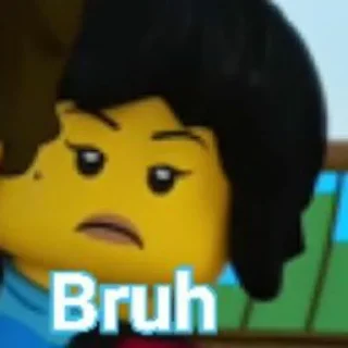 😂 emoji Ninjago "bruh" @Il_Ninja_Verde Telegram sticker 6 of 7