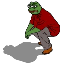 Sticker from pepe the frog