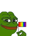 Sticker from pepe the frog