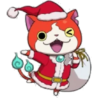 🎅 emoji Yo-Kai Watch: Jibanyan  by @Il_Ninja_Verde Telegram sticker 18 of 22