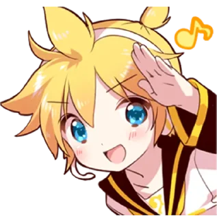 Sticker from HATSUNE MIKU @Nekostickerss