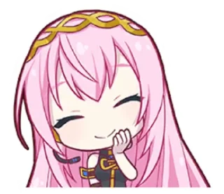 ☺️ emoji Megurine Luka Telegram sticker 11 of 13