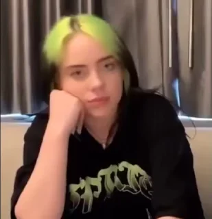 😔 emoji Billie eilish pt 1 | @byverrmy Telegram sticker 17 of 119